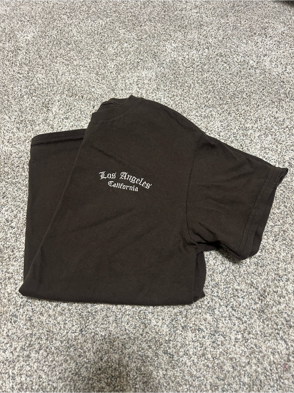 Los Angeles California Black Graphic Tee